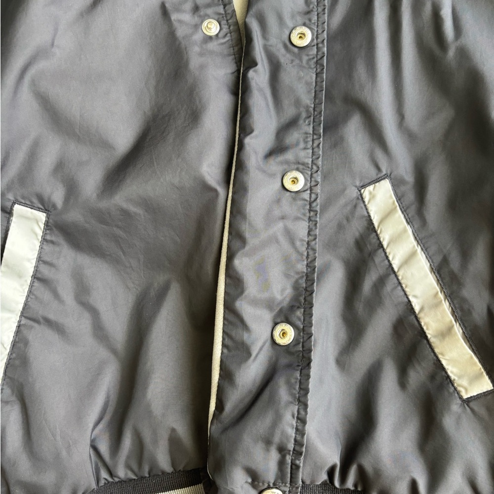Obey Varsity Posse Black and White Jacket Sz.M - Picture 4 of 10